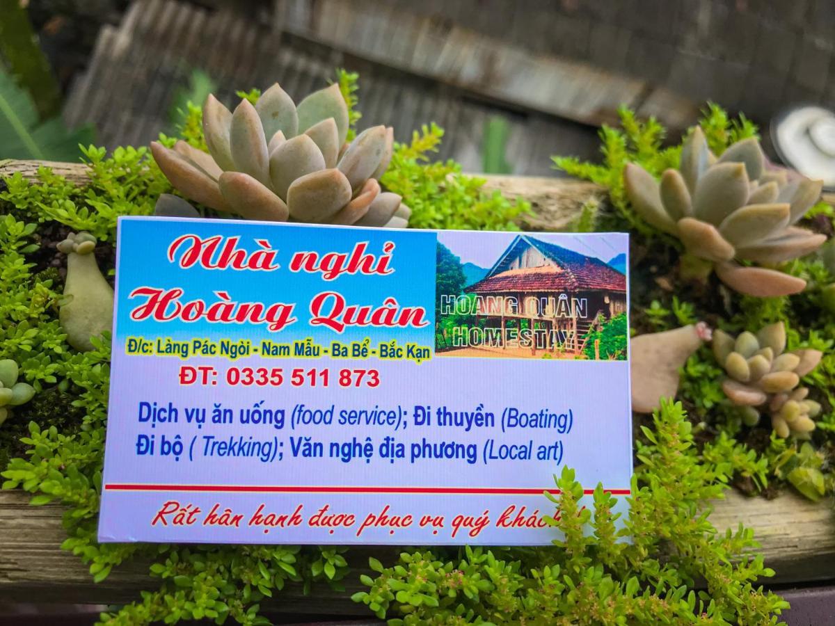 Hoang Quan Homestay Ba Be Eksteriør bilde